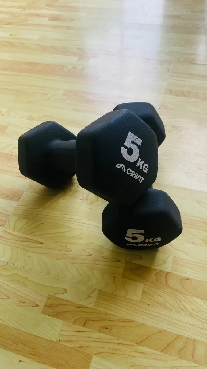 2 set of 5kg Dumbbells - Image 1