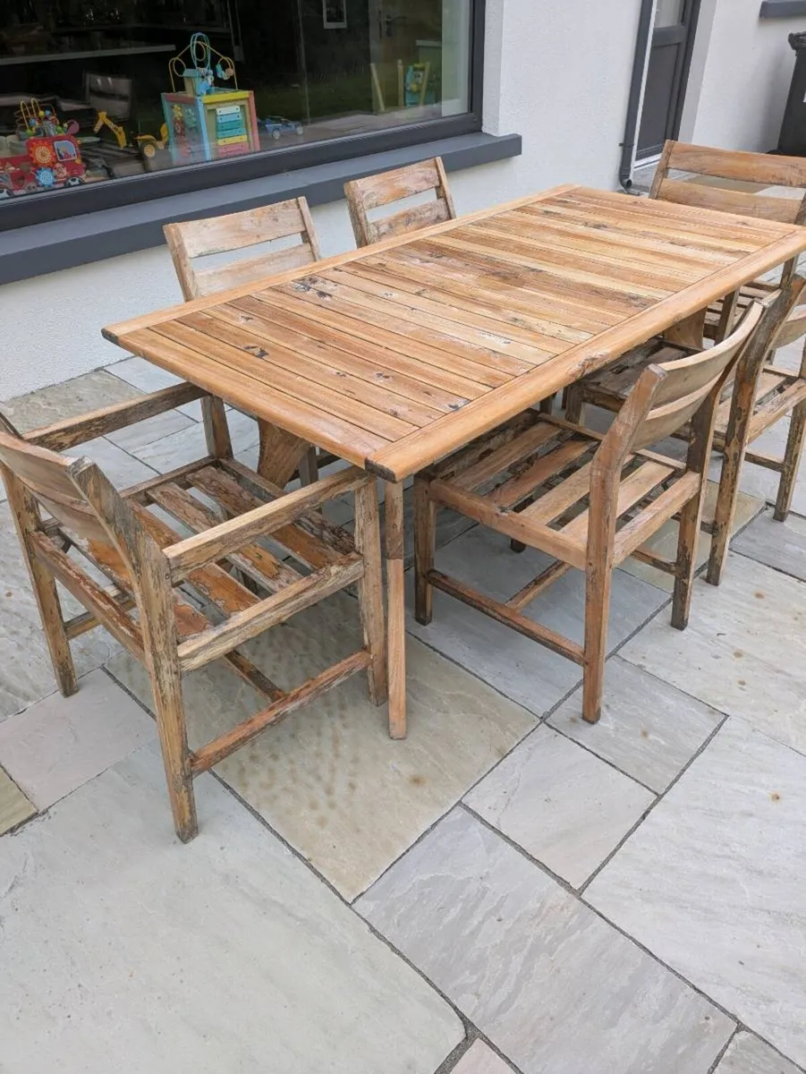 Garden Patio Solid Teak Furniture - Image 1