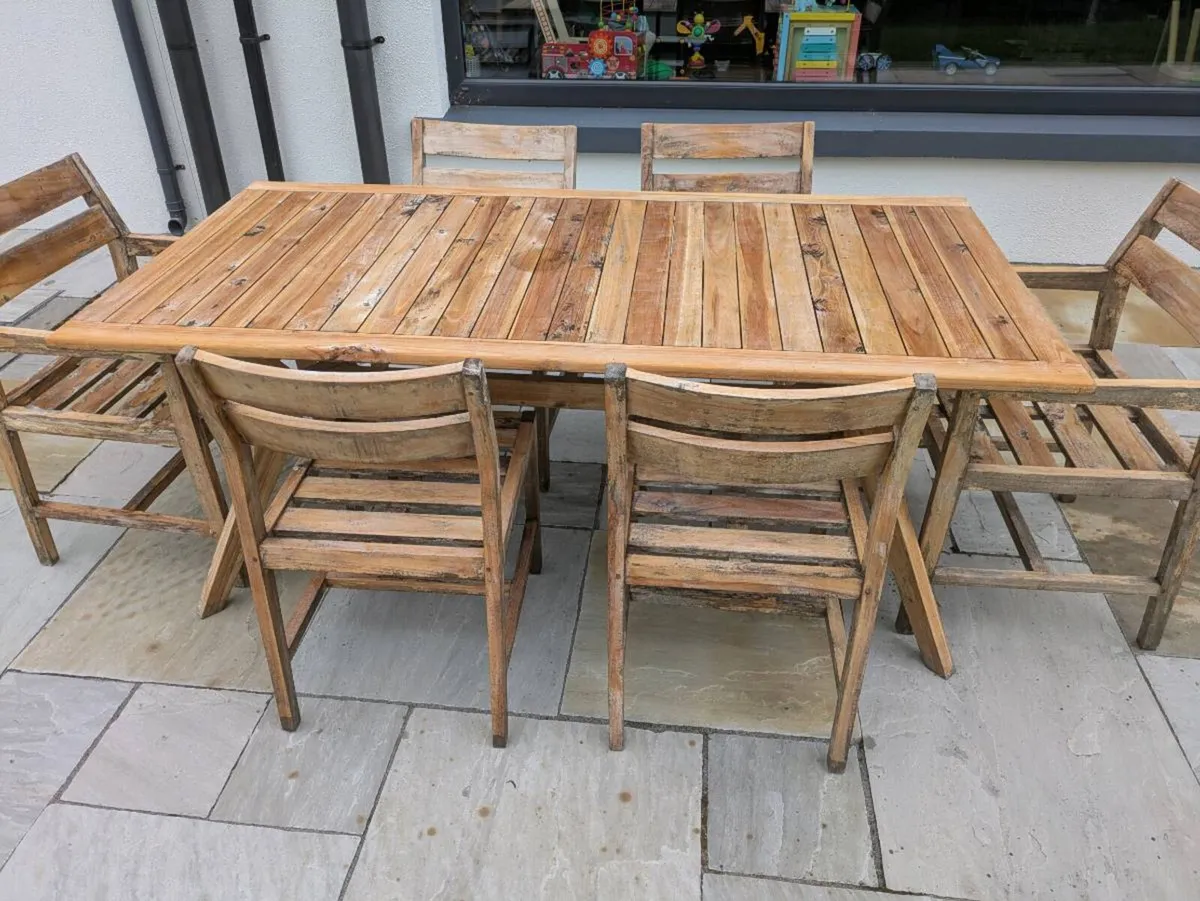 Garden Patio Solid Teak Furniture - Image 2