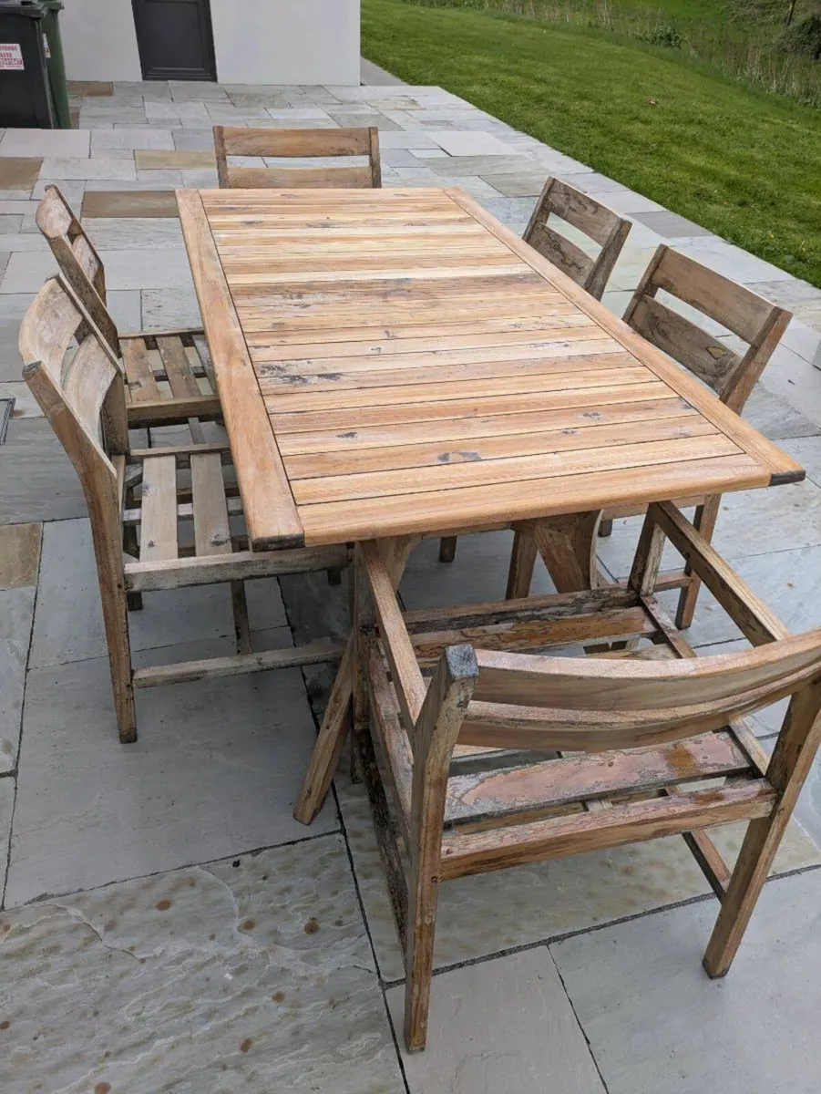 Garden Patio Solid Teak Furniture - Image 3