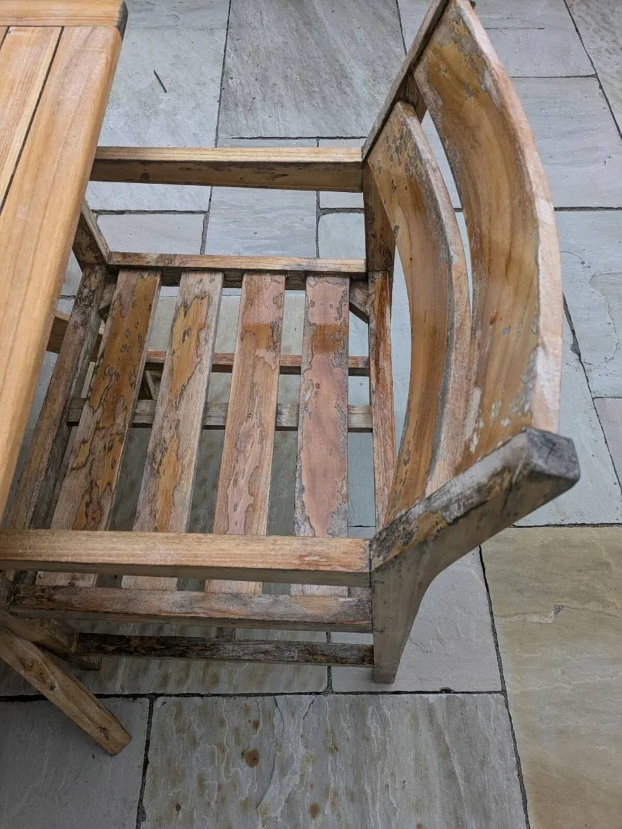 Garden Patio Solid Teak Furniture - Image 4