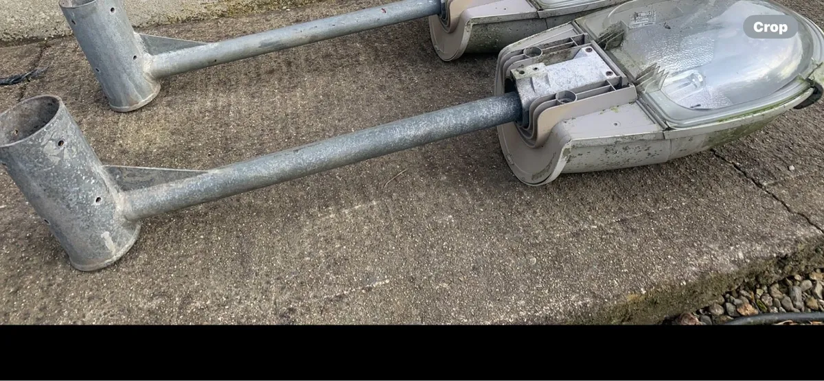4 large industrial yard lights /gorey area - Image 1