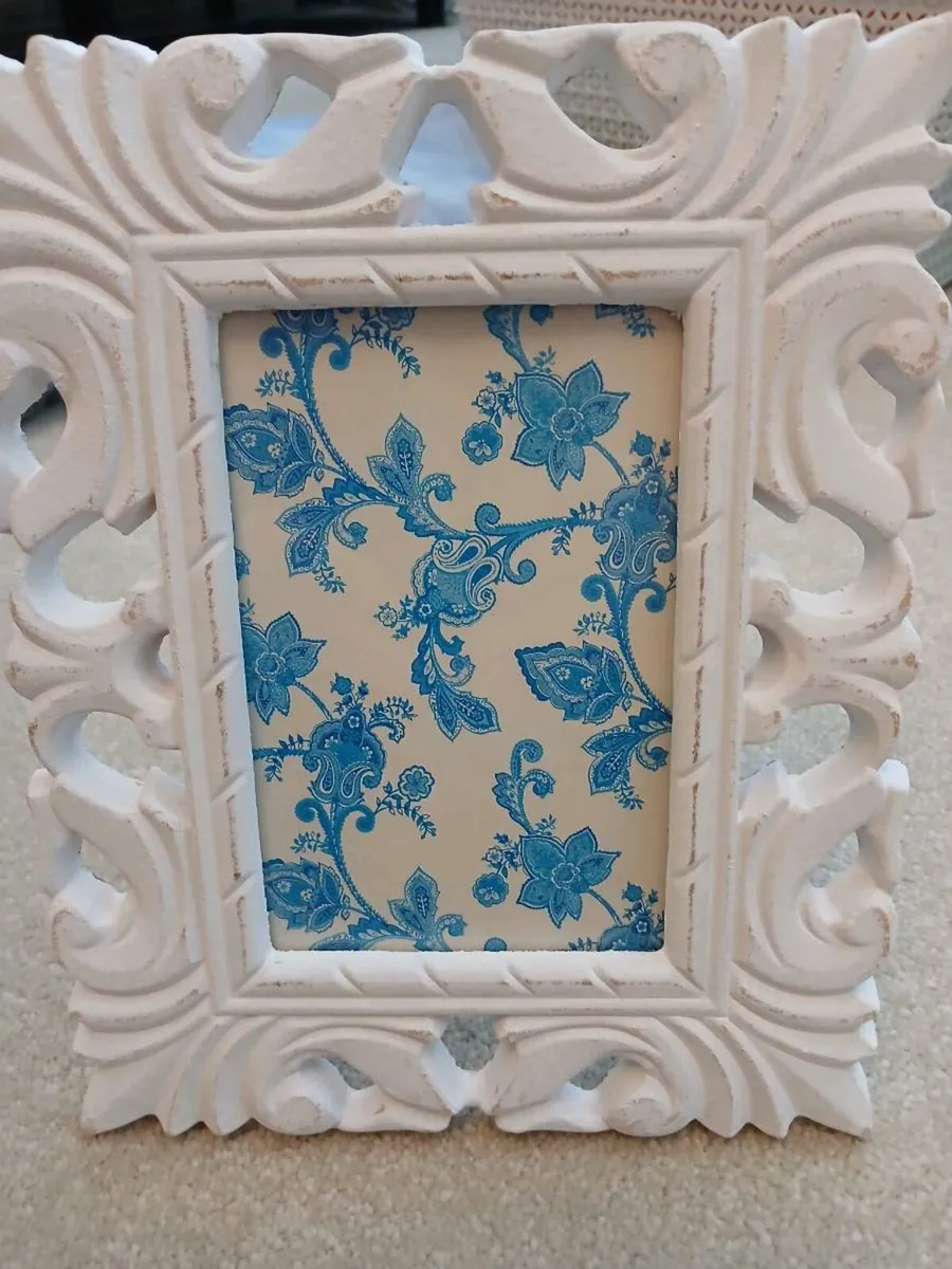 Shabby chic photo frame - Image 1