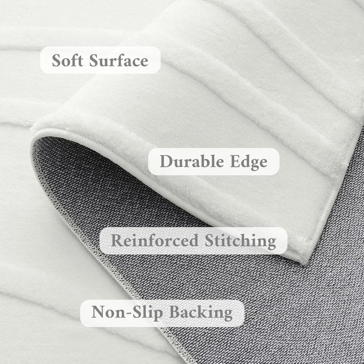 Rugs Living Room 240x340cm Soft Plush Wave - Image 3