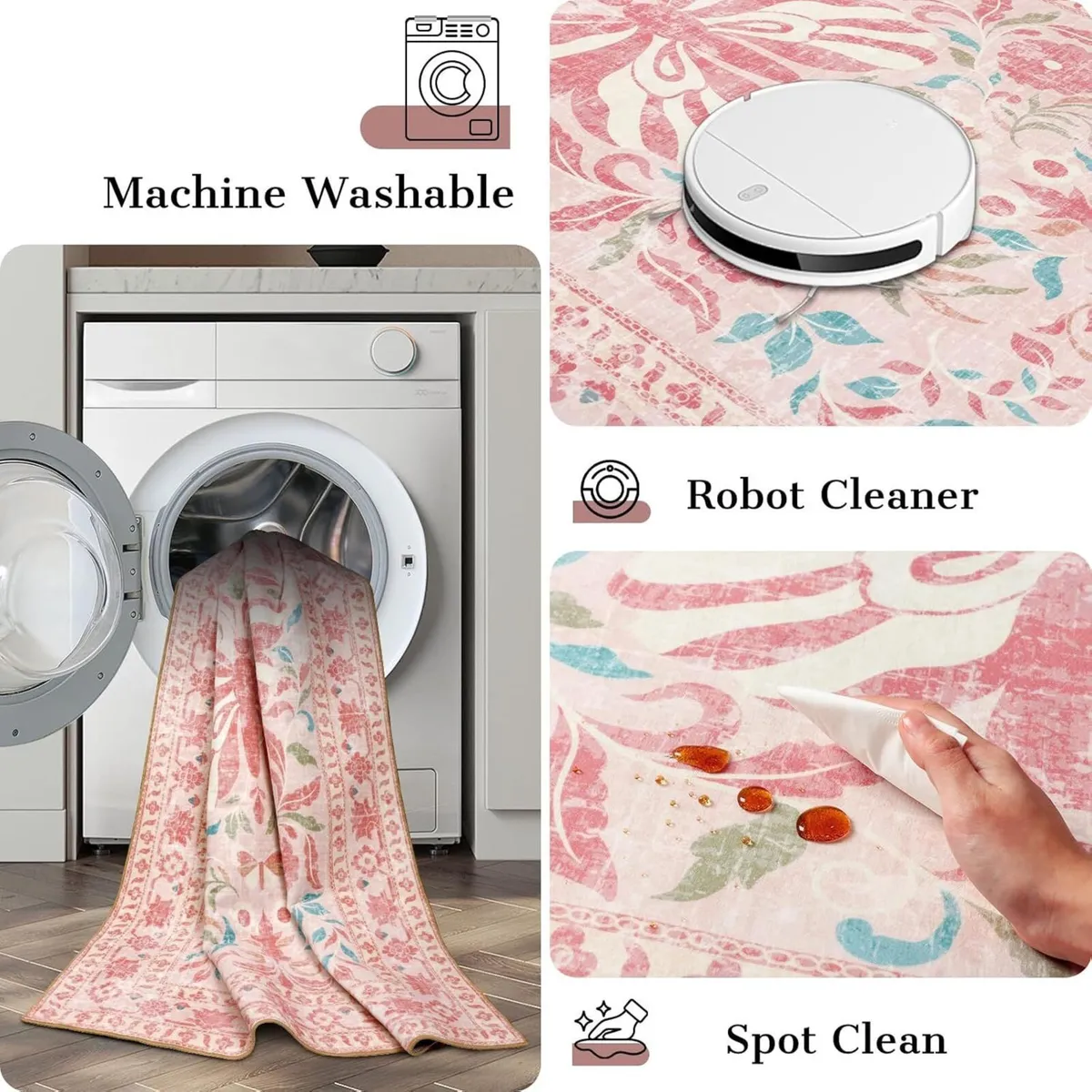 Butterfly Rugs Living Room 160x230cm Non-Slip - Image 3