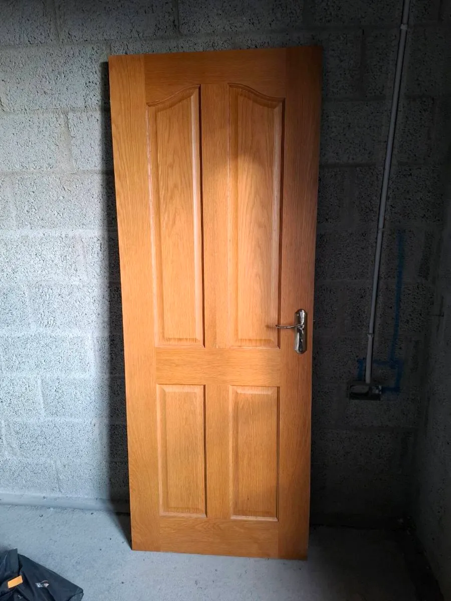 1 solid oak internal door - Image 1