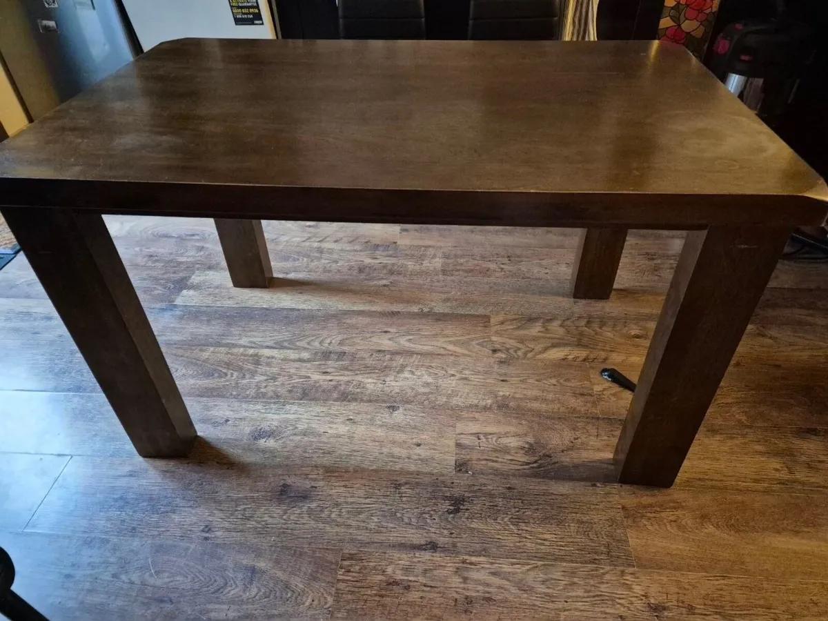 Solid Wood Dining Table - Image 2