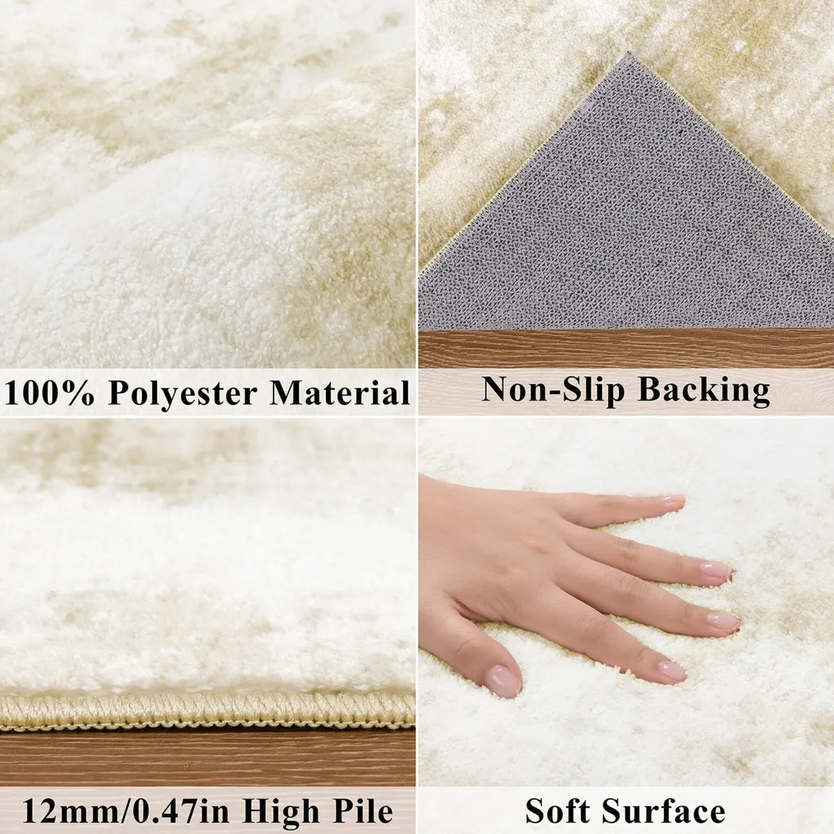 Large Rugs for Living Room Modern Abstract Rug - Image 3