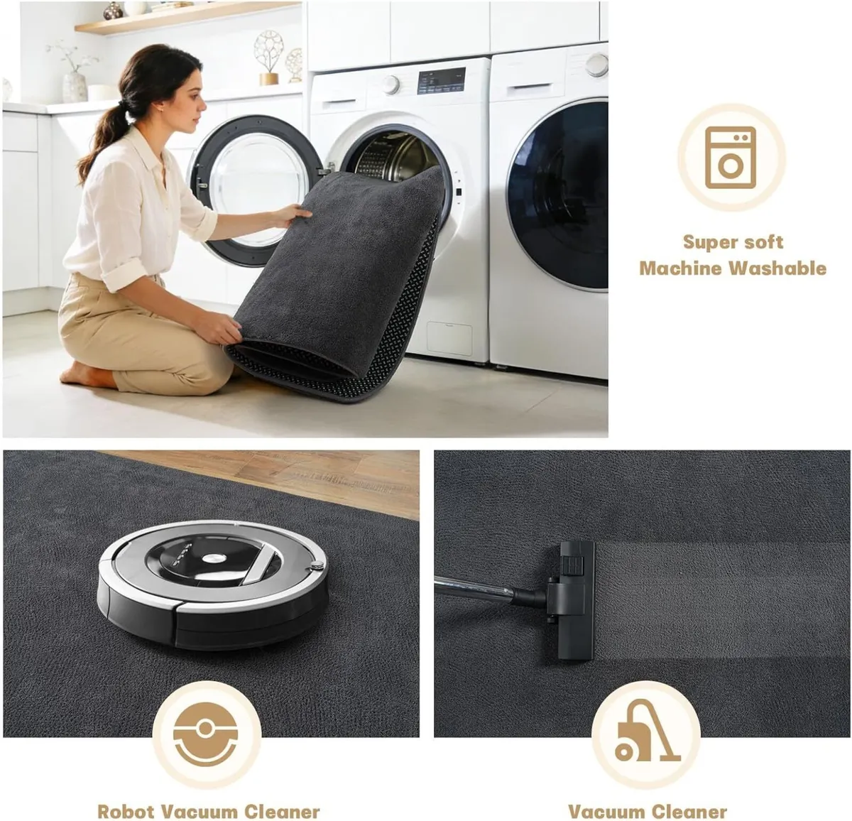 Large Rugs for Living Room Ultra Soft Fluffy - Image 3