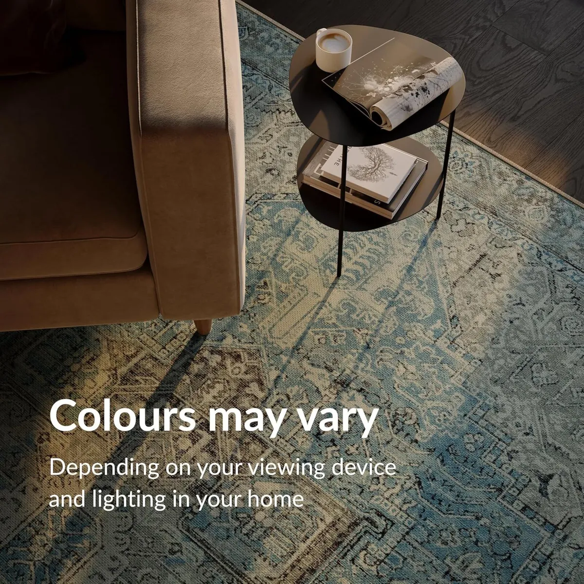 Machine Washable Rug 122x170cm 75% Recycled - Image 4