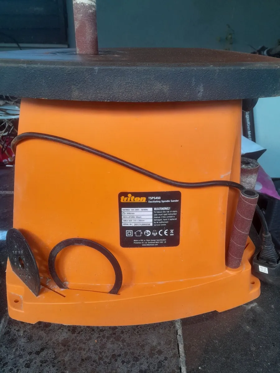 Triton oscillating spindle sander - Image 2