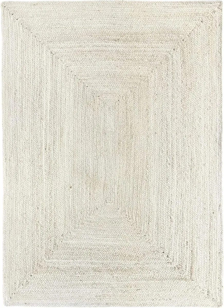 - Rug Jute Alhambra White Colour Area 100% Fibre - Image 3