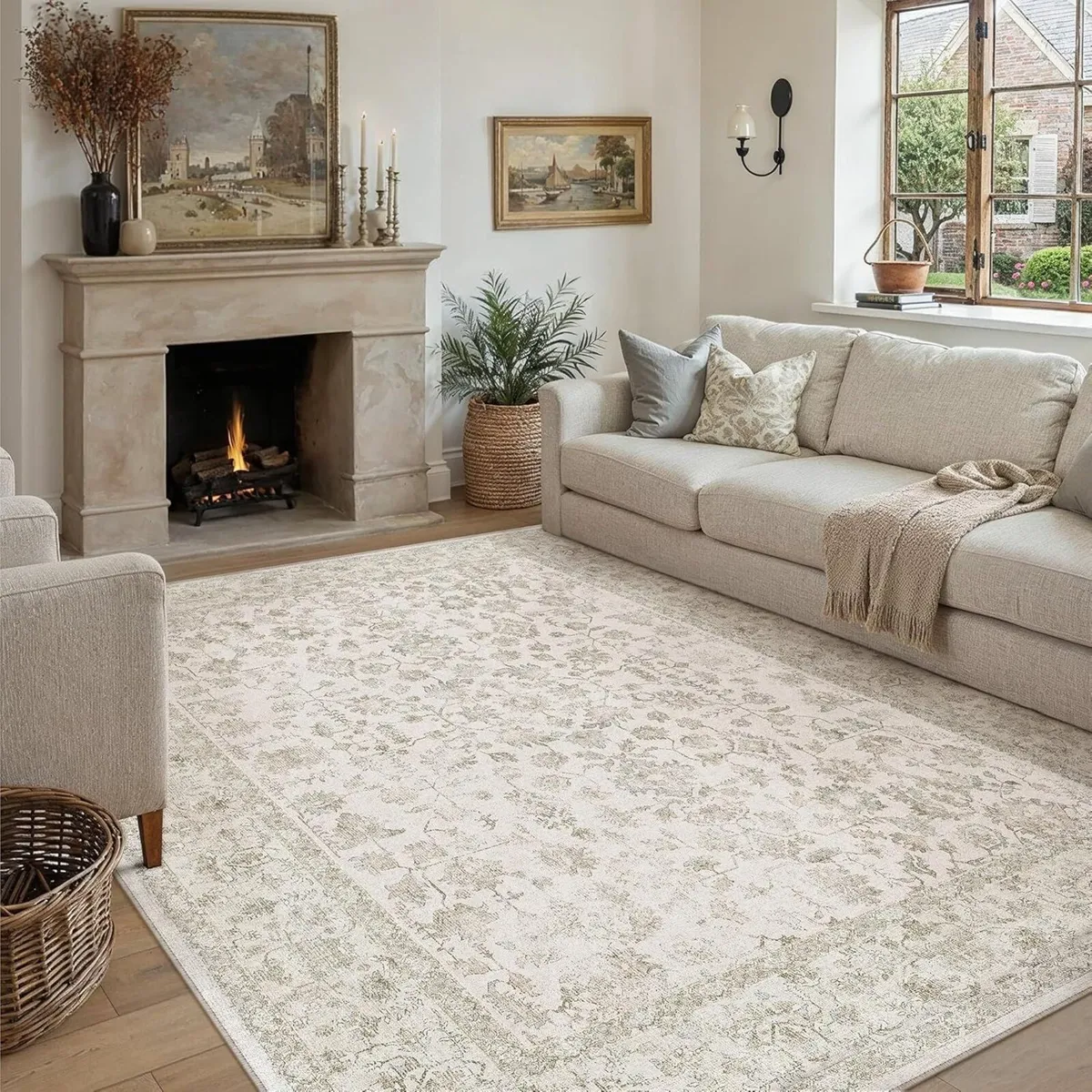 Rugs Living Room 240x300 cm Extra Large Vintage - Image 4