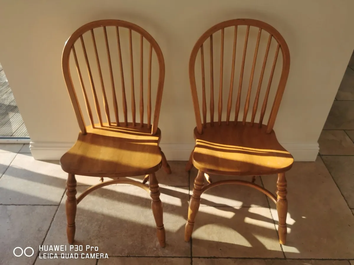 Iroka Solid Wood table and 6 chairs - Image 2