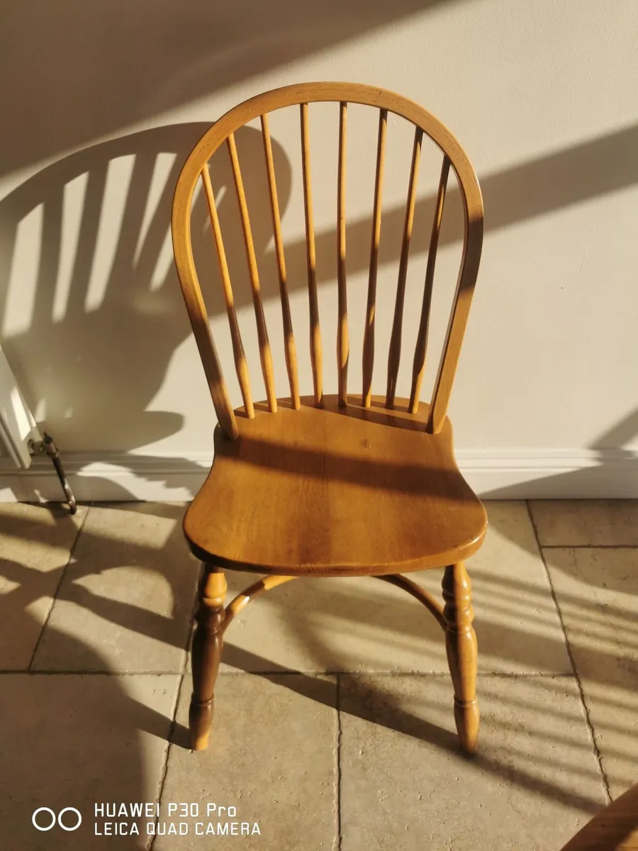 Iroka Solid Wood table and 6 chairs - Image 3