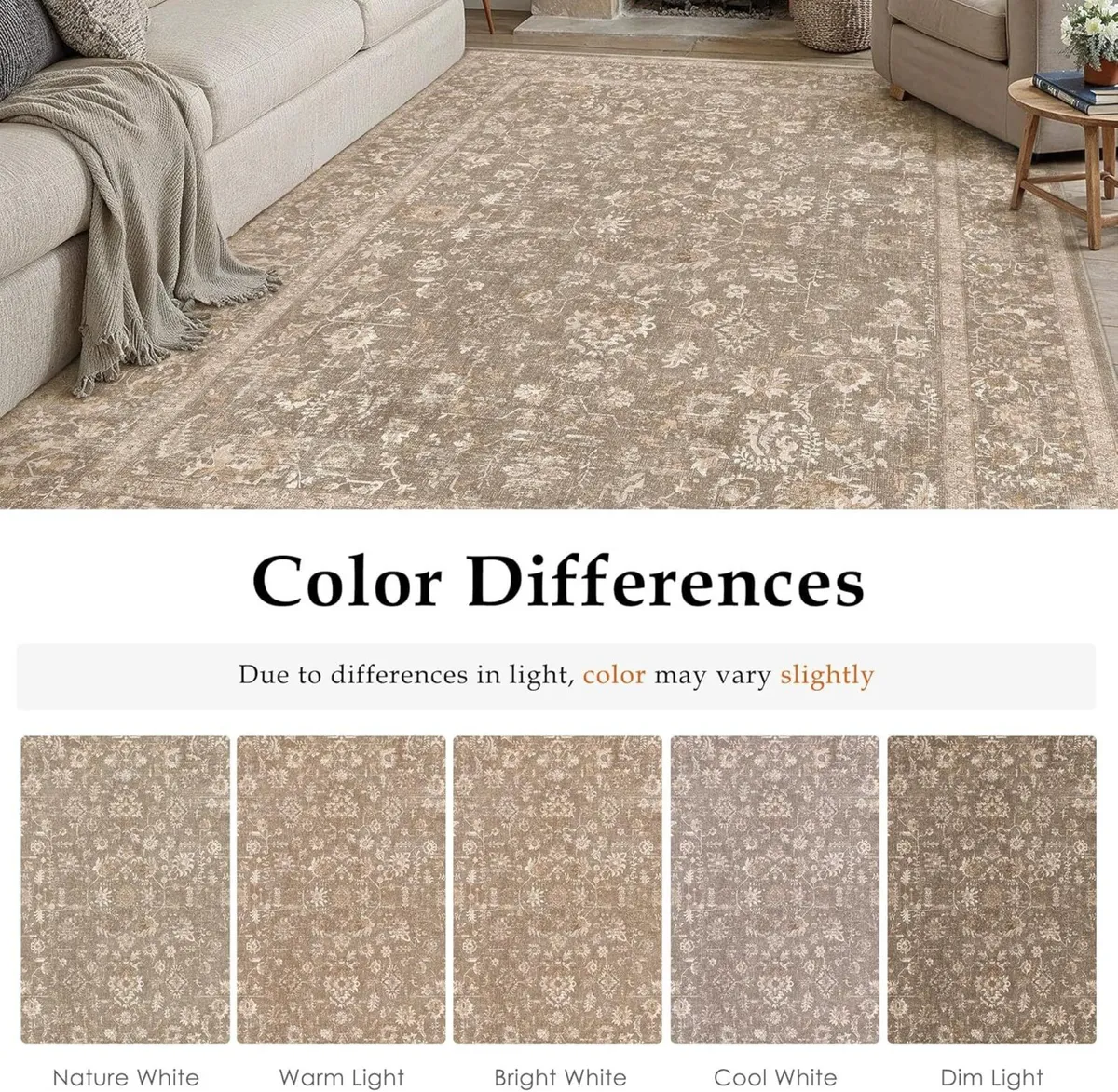 Rugs Living Room 200x300 cm Large Vintage - Image 2