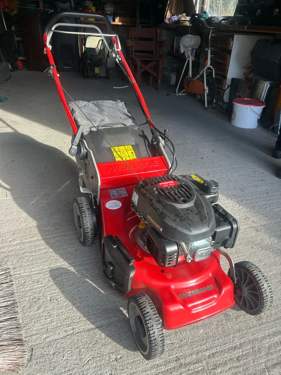 Weibang 3-in-1 Petrol Lawnmower - Rarely Used - Image 1