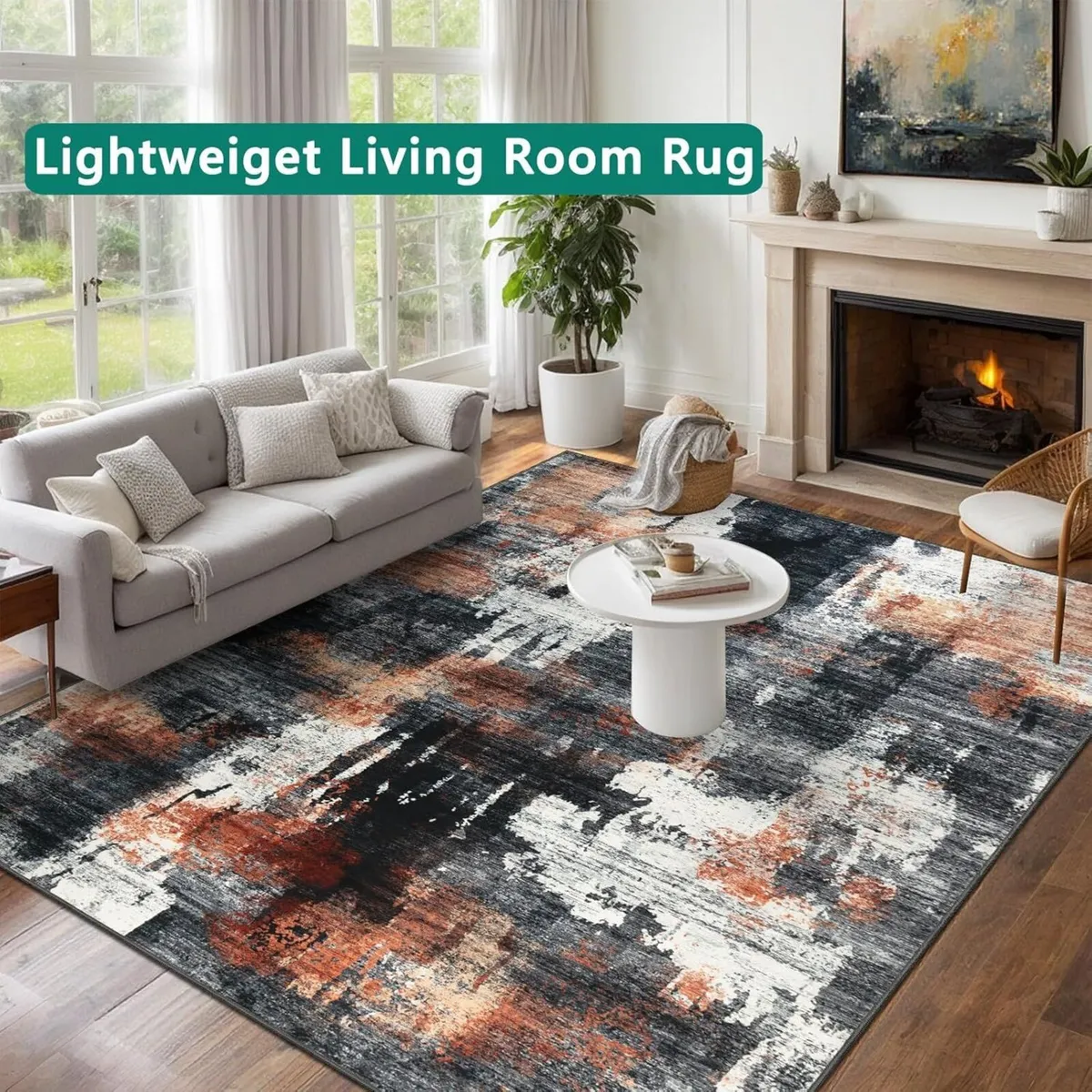 160x230cm Large Modern Abstract Rugs Living Room - Image 2