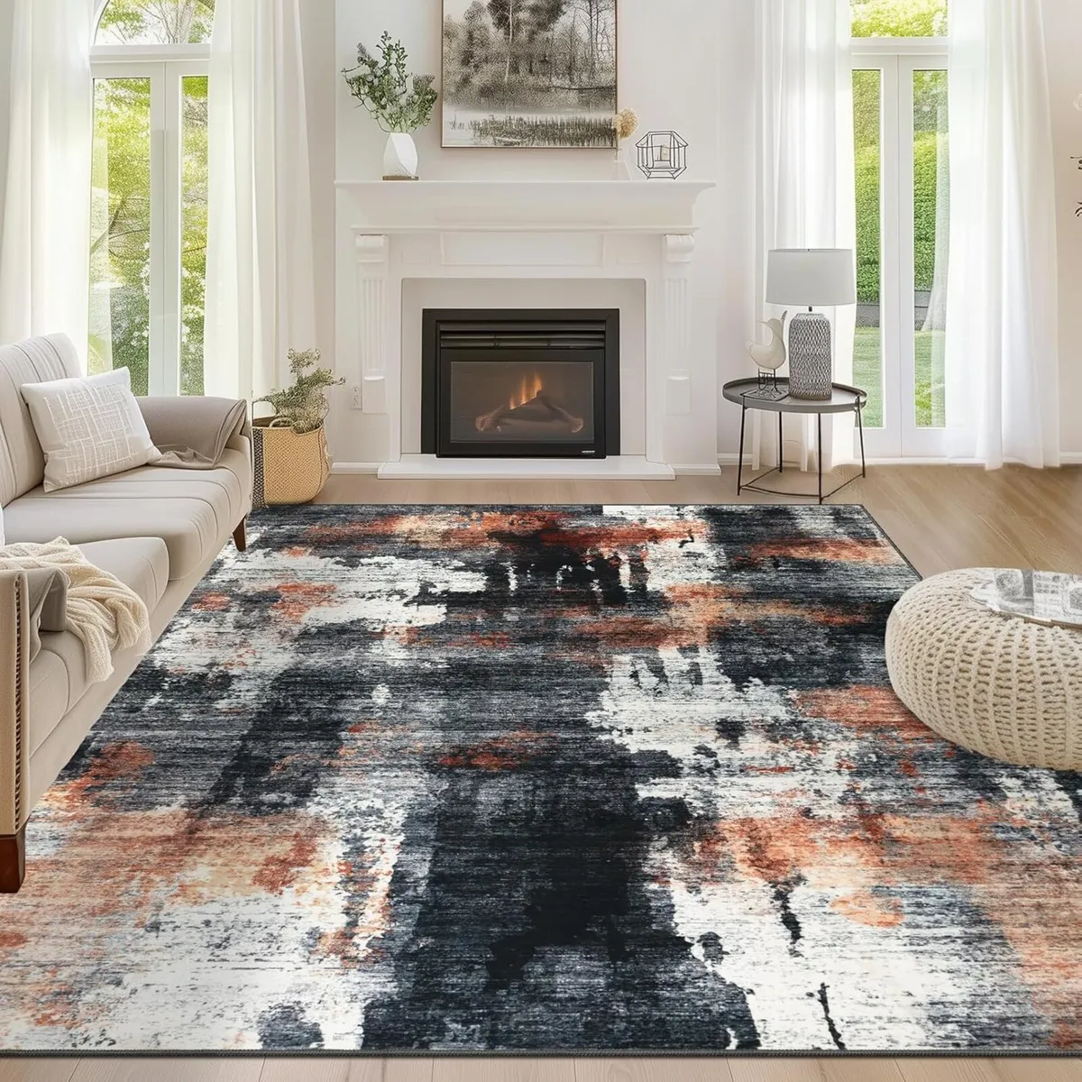 160x230cm Large Modern Abstract Rugs Living Room - Image 1