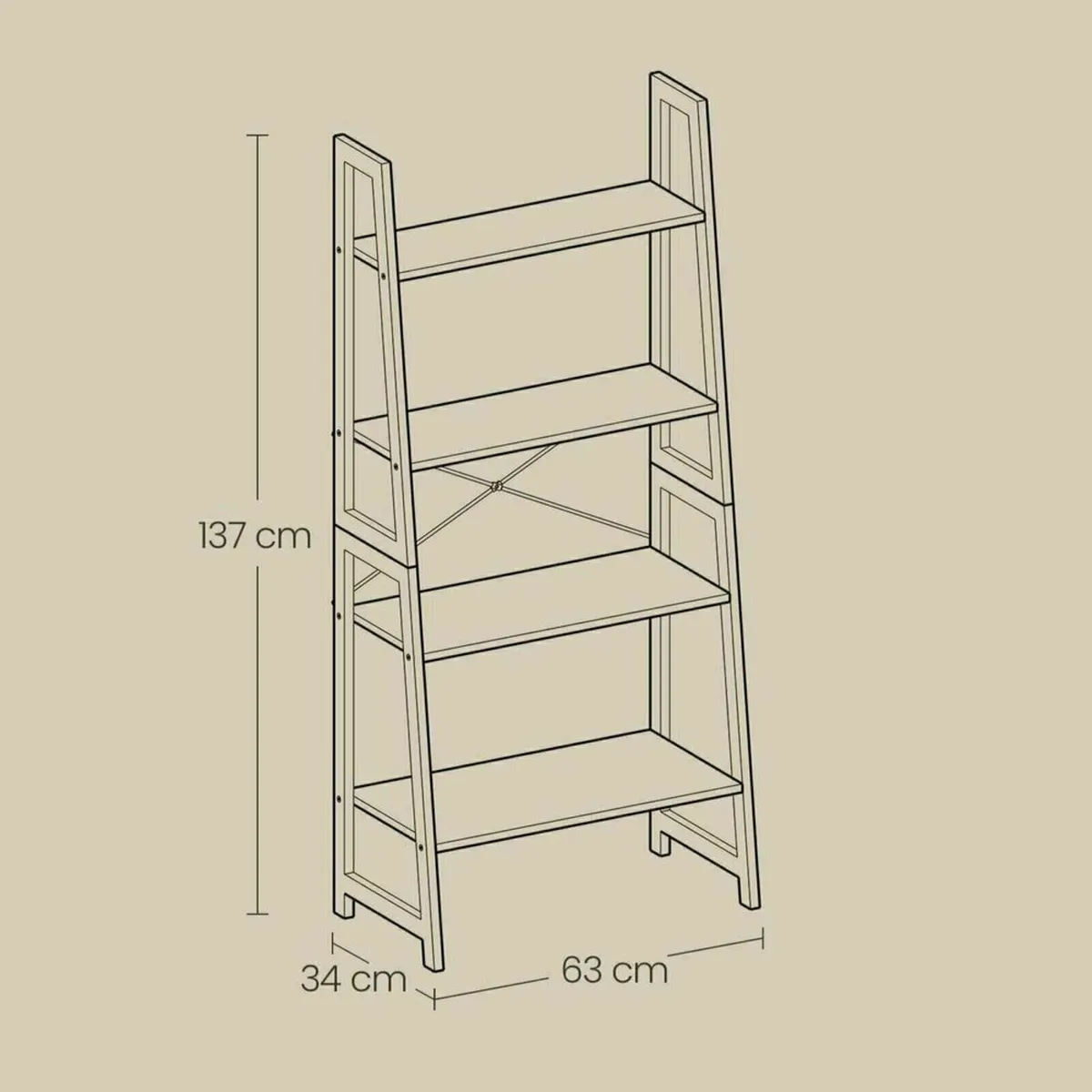 NEW Bookcase Display Unit - Fit into car.. - Image 2