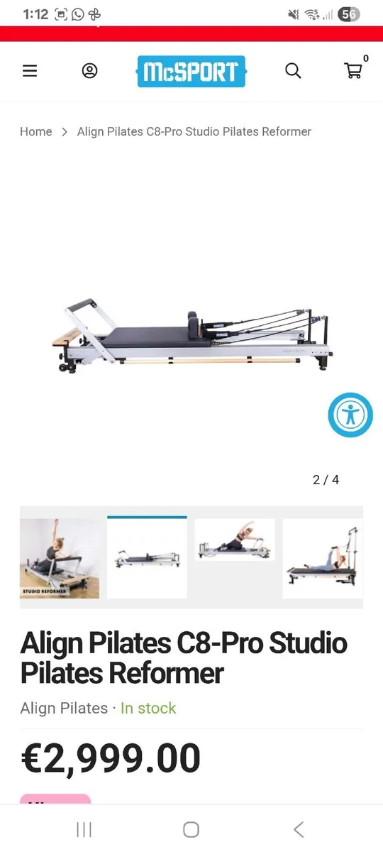 Pilates reformer machine - Image 3