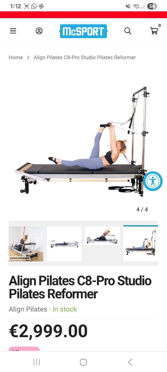 Pilates reformer machine - Image 4