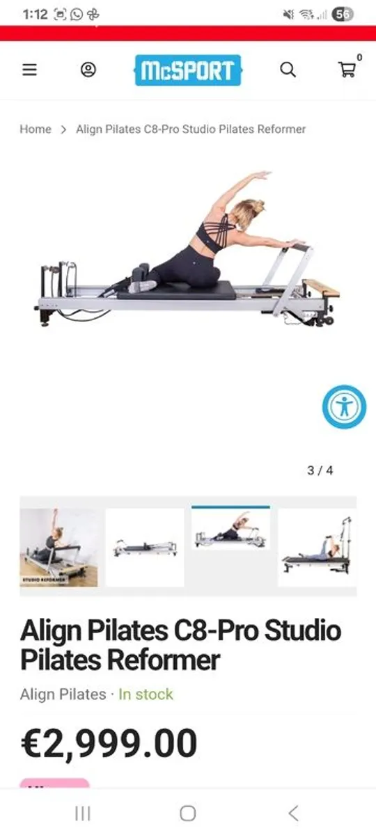 Pilates reformer machine - Image 2