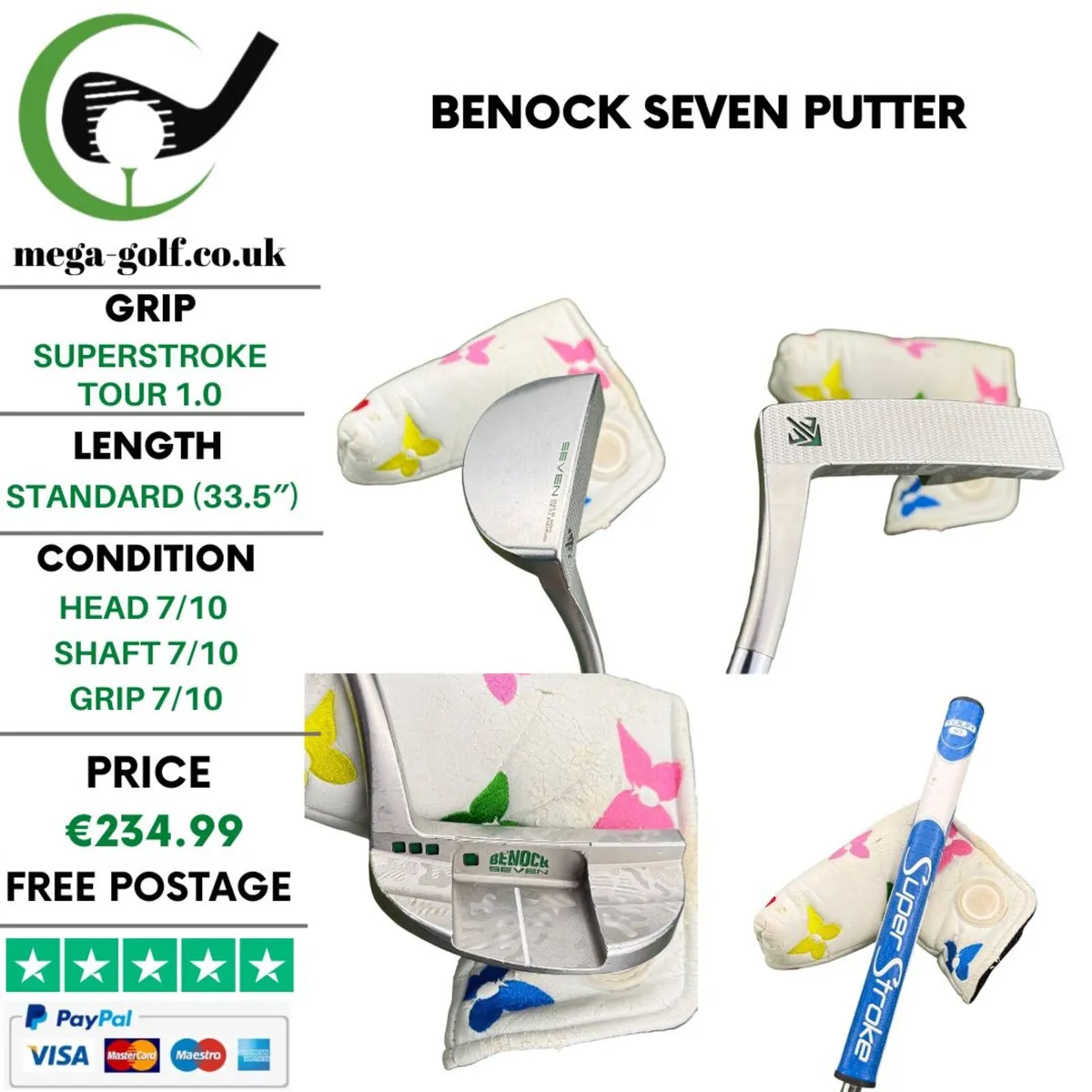 Benock Seven Putter / 33.5'' - Image 1