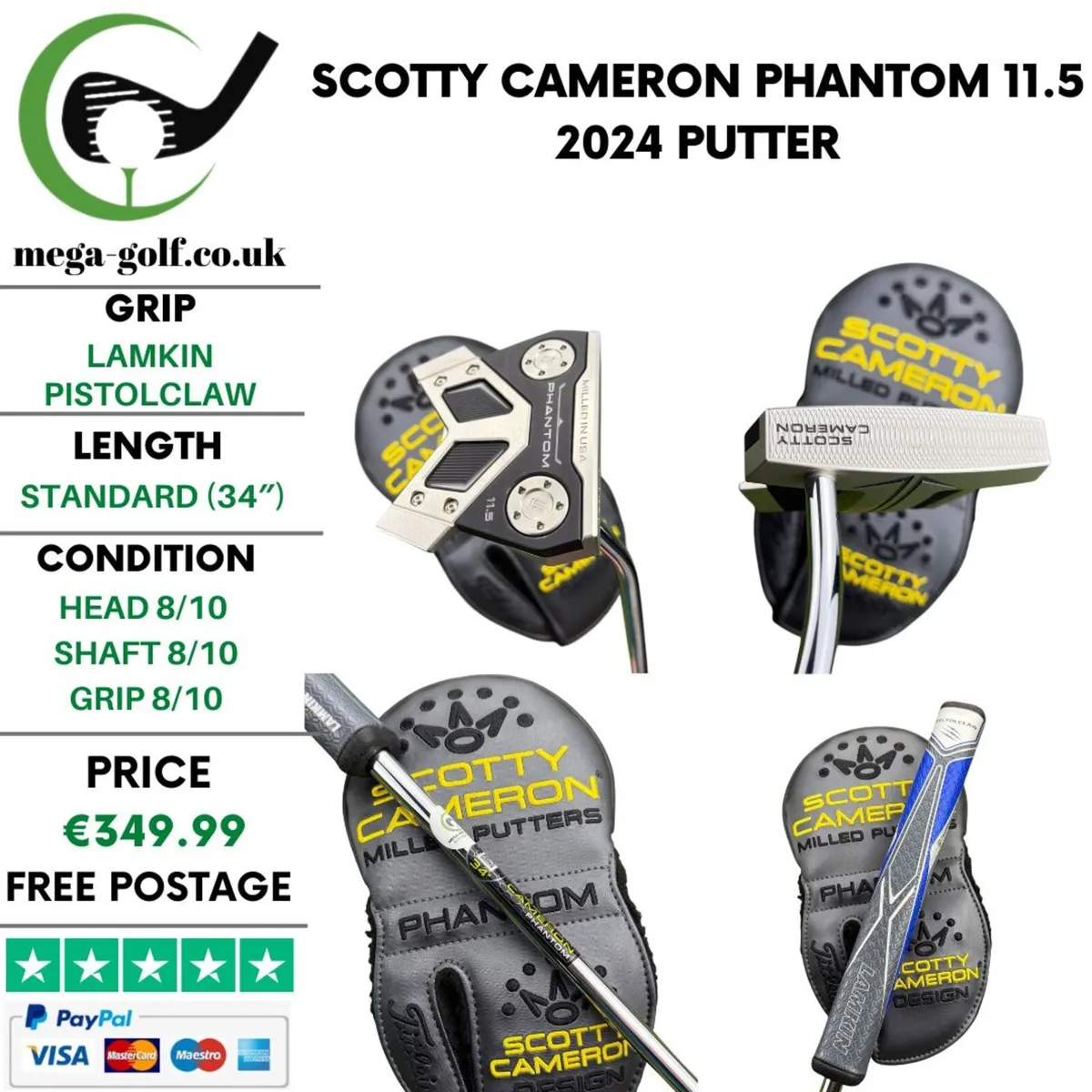 Scotty Cameron Phantom 11.5 2024 Putter / 34'' - Image 1