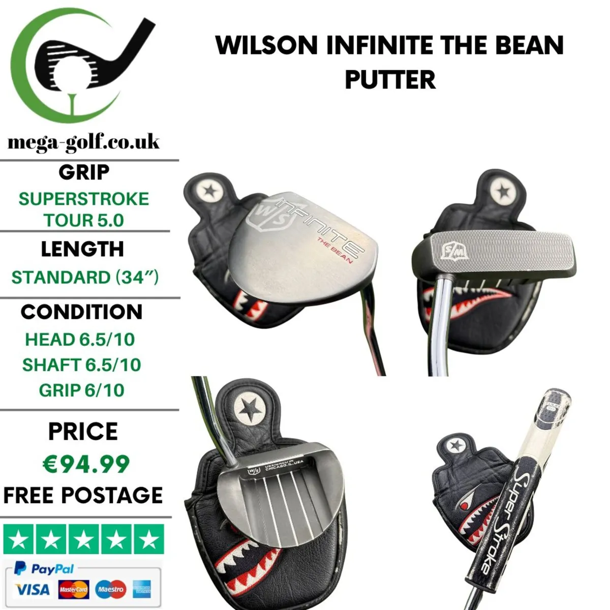 Wilson Infinite The Bean Putter / 34'' - Image 1