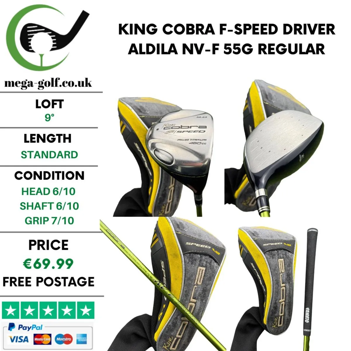 King Cobra F-Speed Driver / 9° / Regular - Image 1