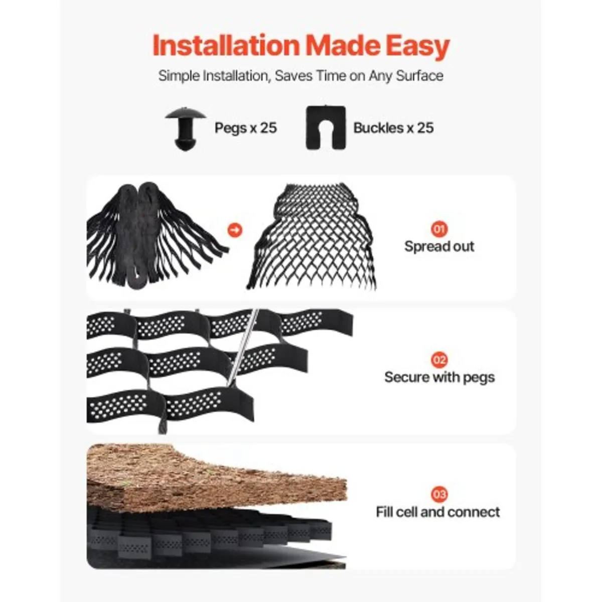 Gravel Grid, 3 Inch Depth, 17.06 x 8.86 FT / 5200 - Image 4