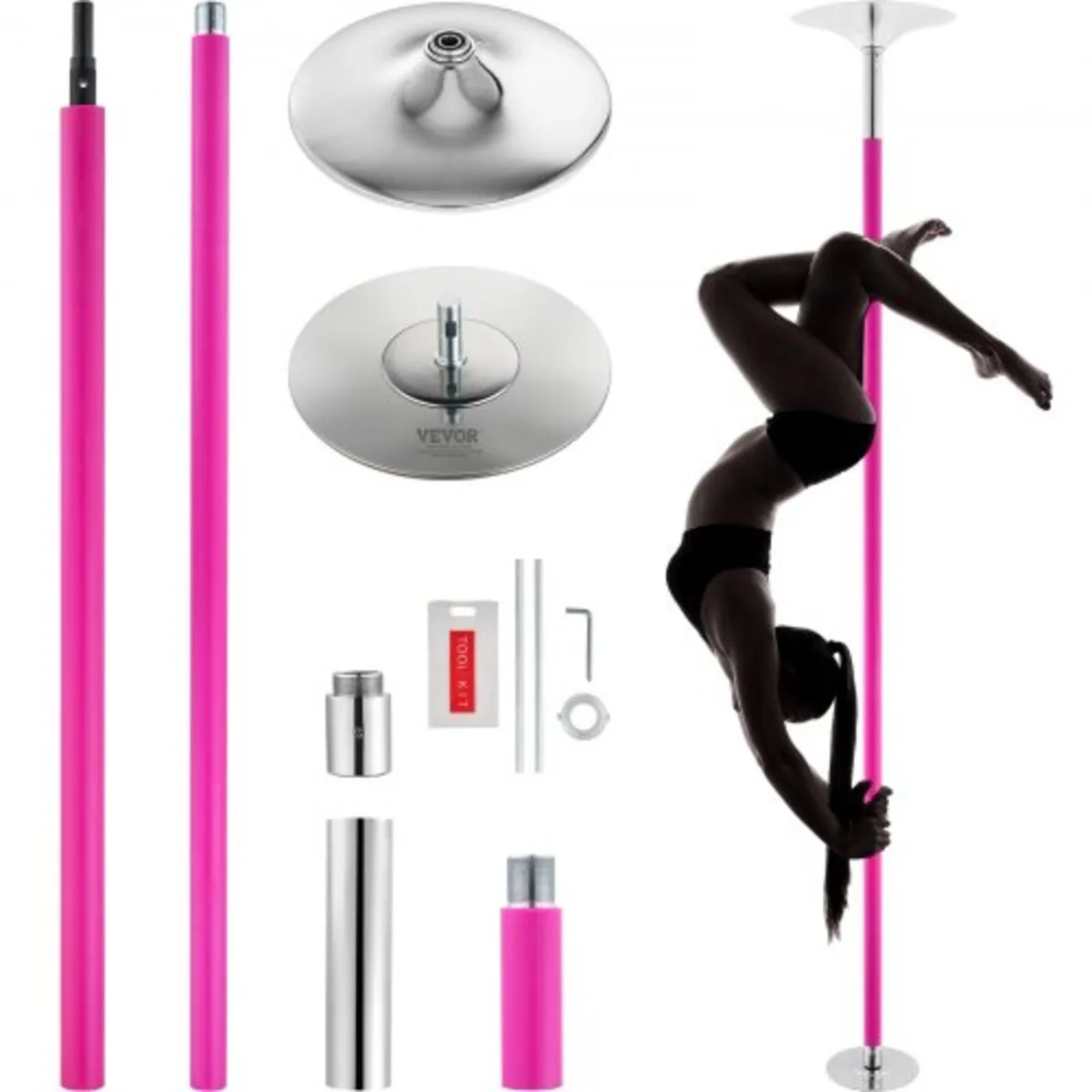Professional Dancing Pole, Spinning Static Dancing - Image 1