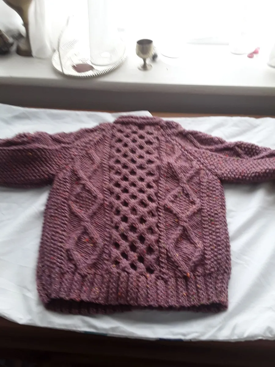 Four new  different toddler cardigans to with hats - Image 4