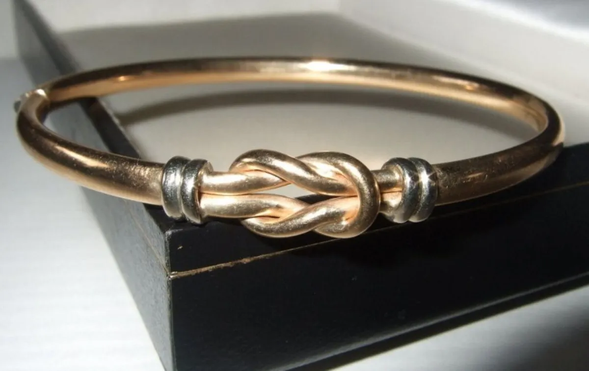 Vintage Hallmarked 9ct Gold Bracelet - Image 3