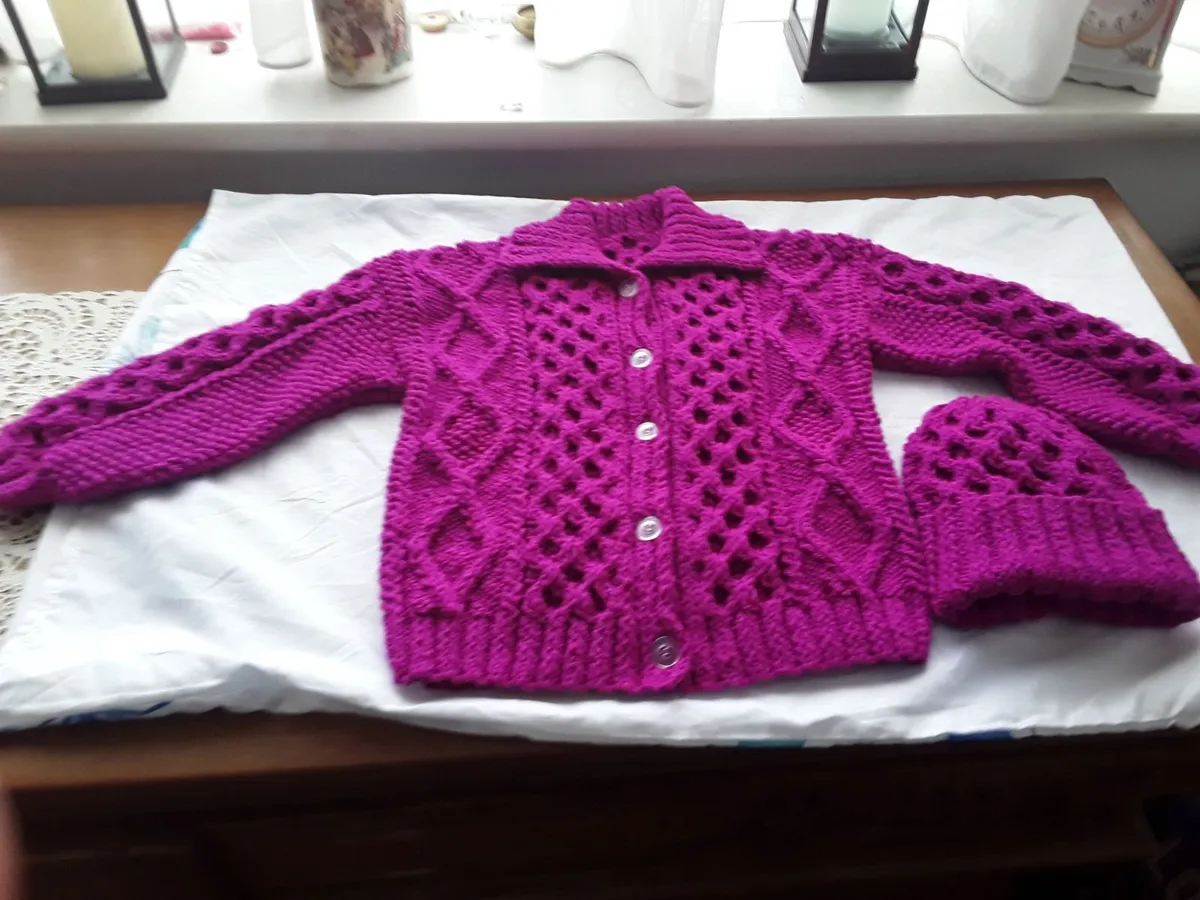 Brand new hand knitted toddler Aaron cardigan - Image 1