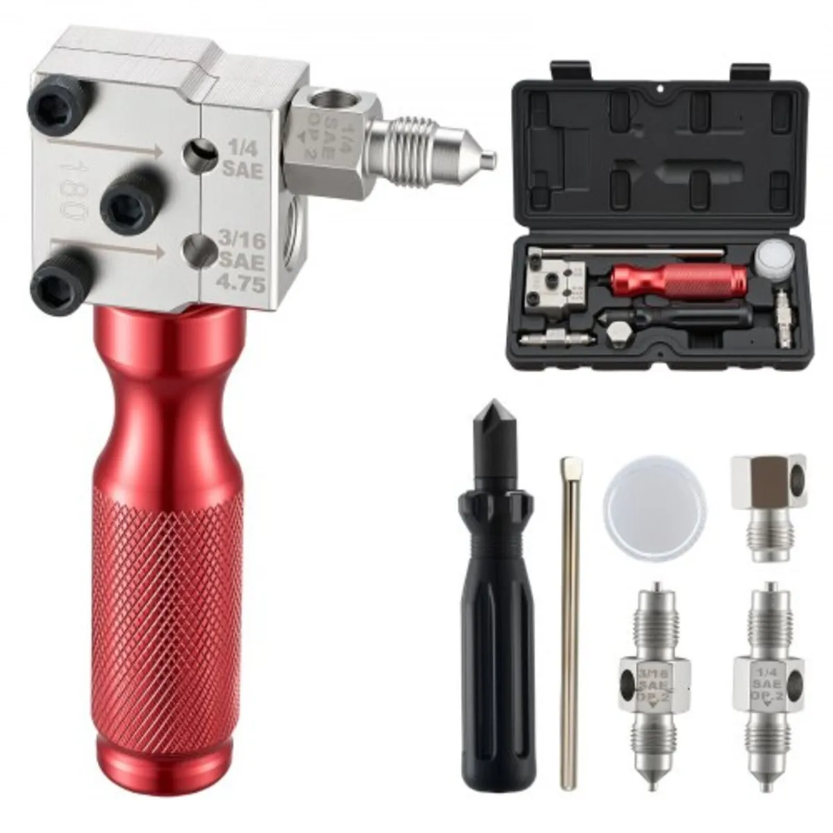 Brake Line Flaring Tool Kit, 45° Single & Double F - Image 1