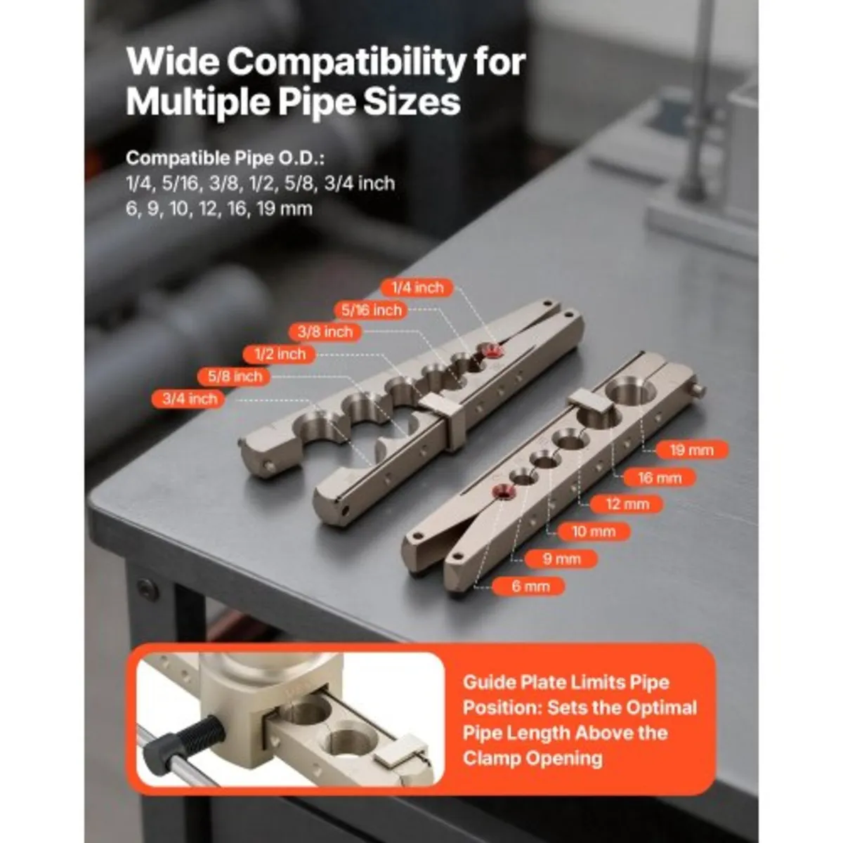 Flaring Tool HVAC, 45° Eccentric Single Flaring To - Image 2