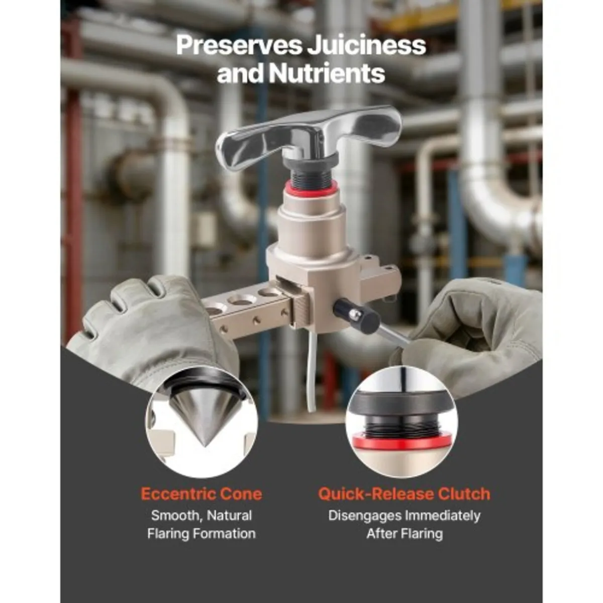 Flaring Tool HVAC, 45° Eccentric Single Flaring To - Image 3