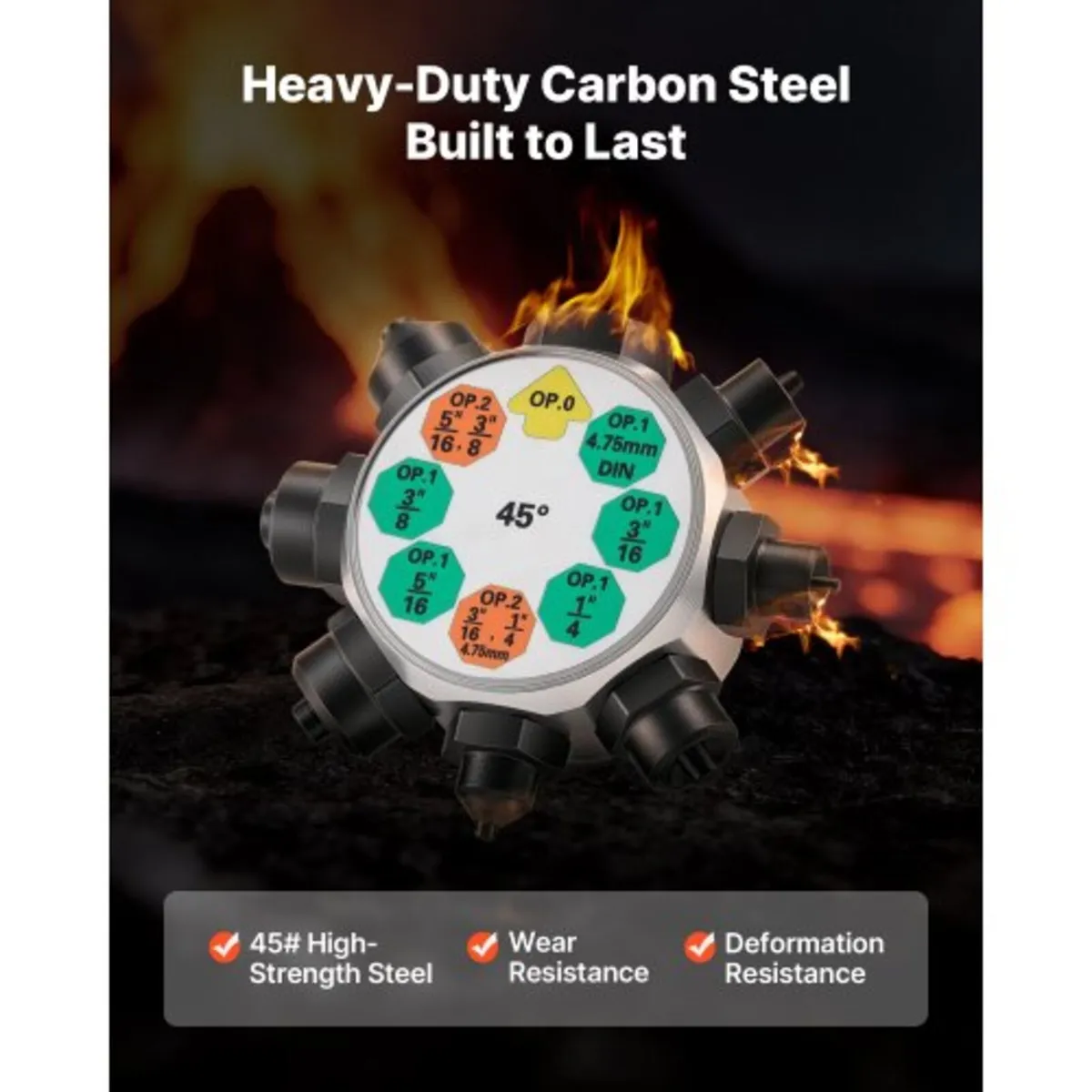 Professional Brake Line Flaring Tool, 45 Degree Do - Image 4