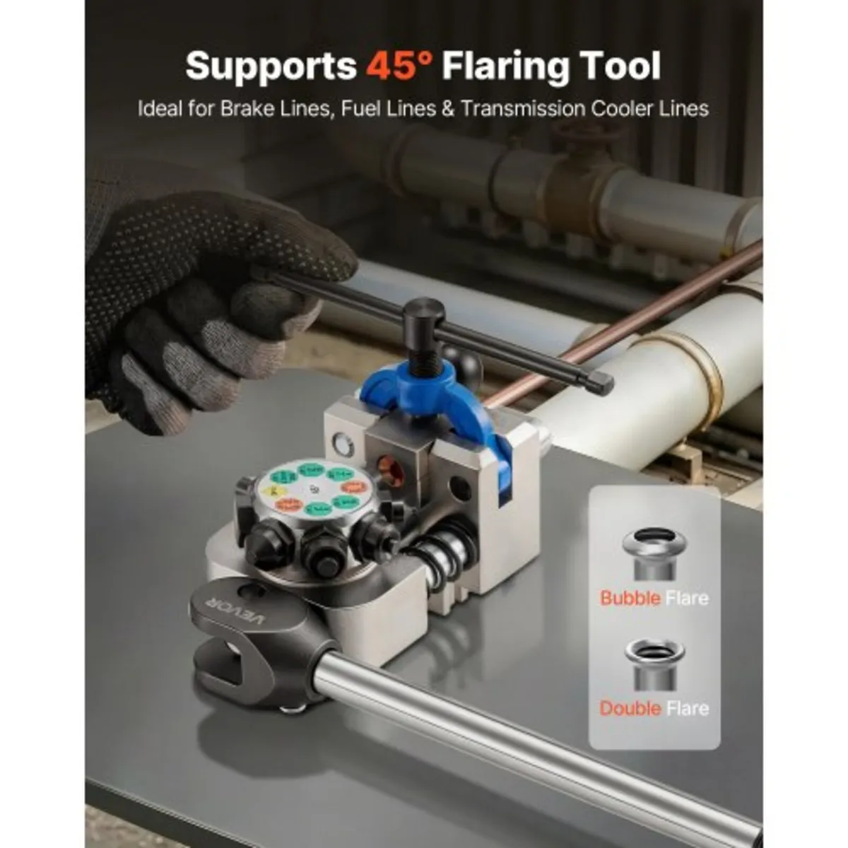 Professional Brake Line Flaring Tool, 45 Degree Do - Image 3