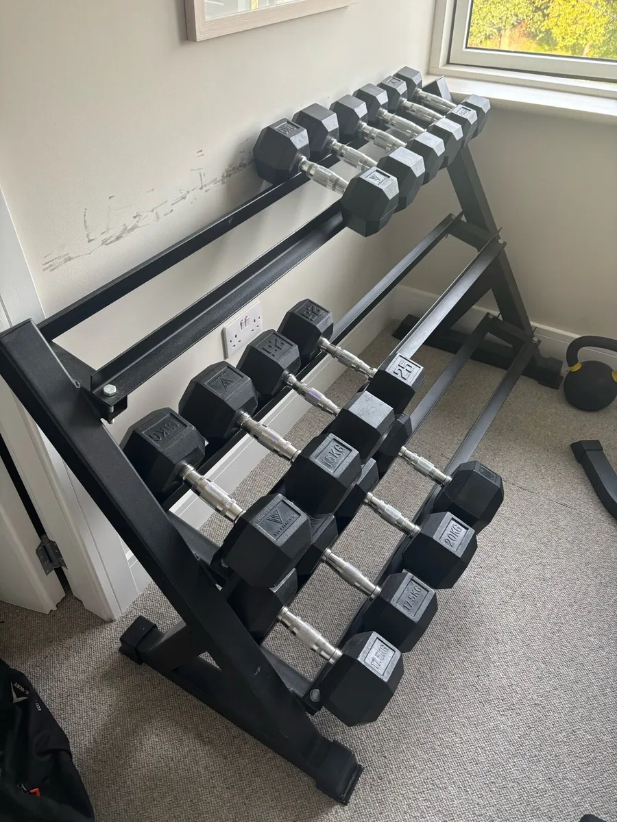 Dumbbell Rack (Steel, 3-Tier)