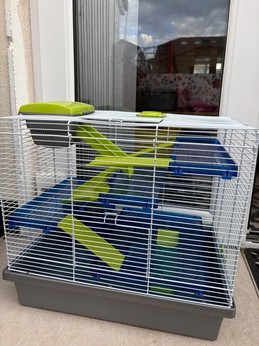 Hamster Cage XL – Full Setup Ready to Use - Image 1