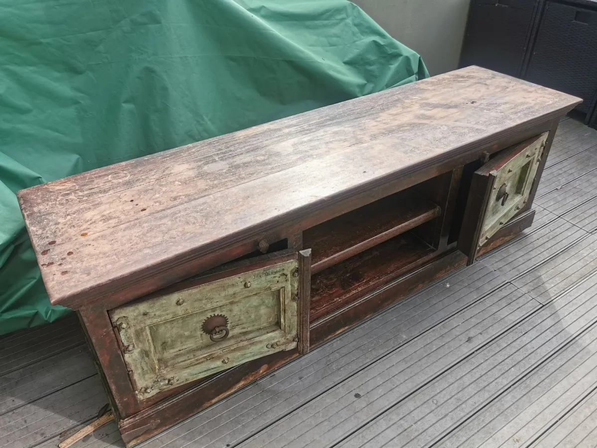 Quality Solid Wood TV Unit - Must Go This Week - Image 2