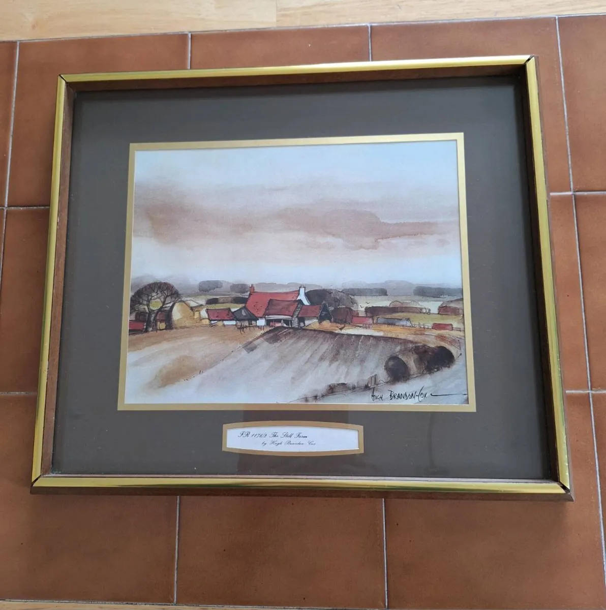 Pair of vintage signed prints by Hugh Brandon Cox - Image 3