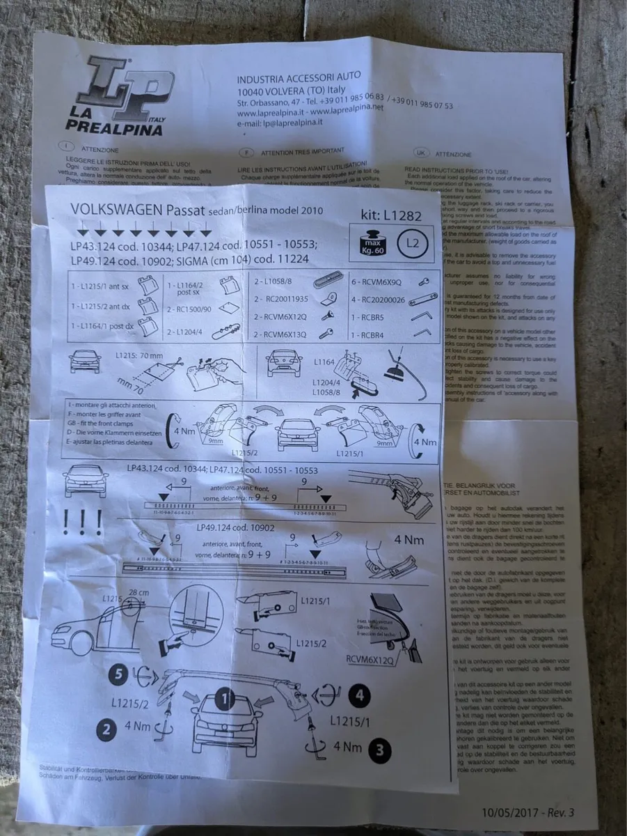 VW Passat Roof Rack - Image 2