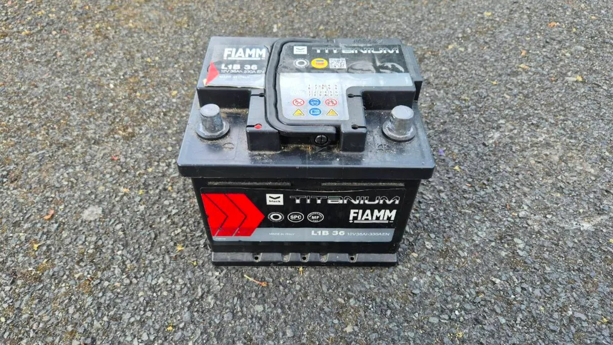 FIAMM Titanium L1B 36 Car Battery (36Ah / 330A) - Image 2