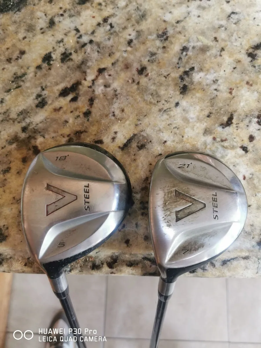 Taylormade V Steel 15 and 18 Deg Wood LH - Image 1