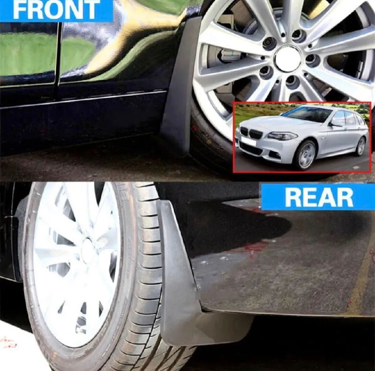 Moulded Mud Flaps Front &Rear For All Makes Models - Image 2