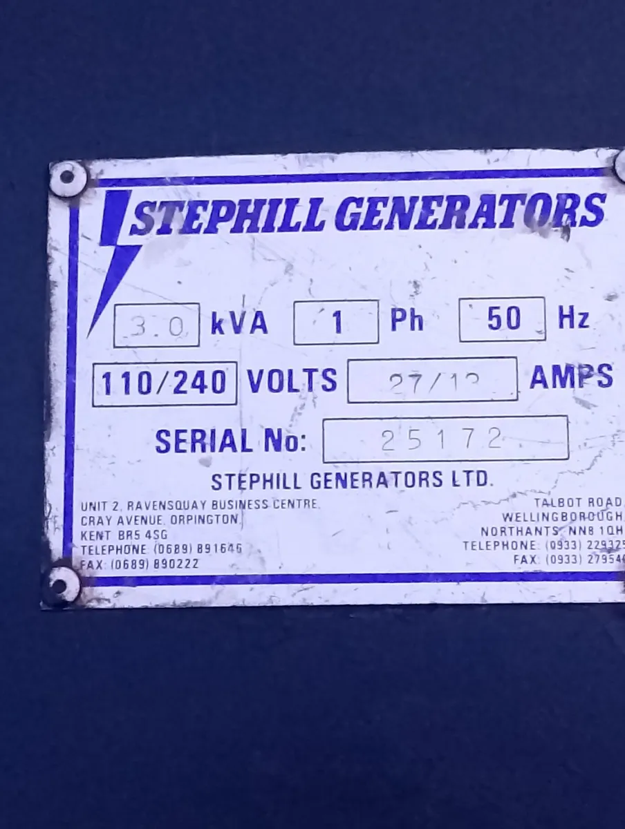 Honda GX240 8hp generator 3kva 110/240v - Image 4